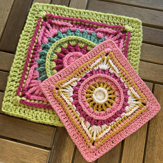 Ice cream granny square