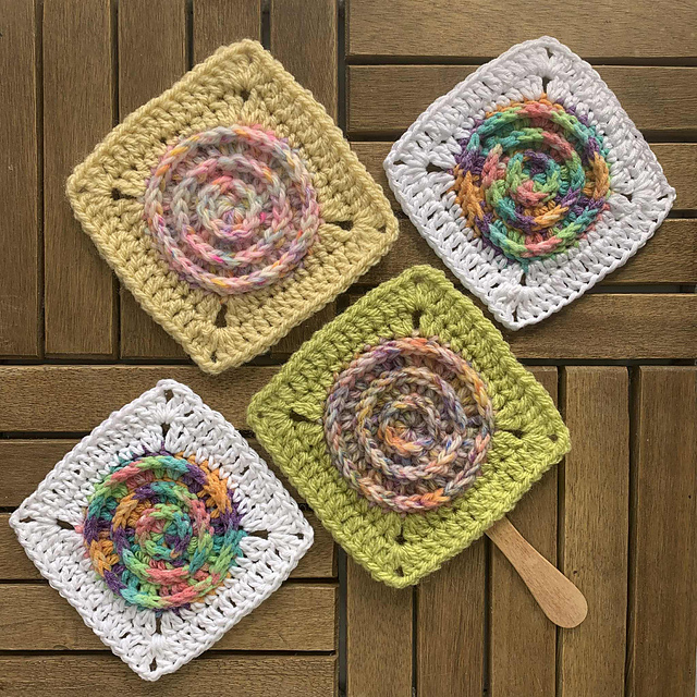 Lollipop granny square
