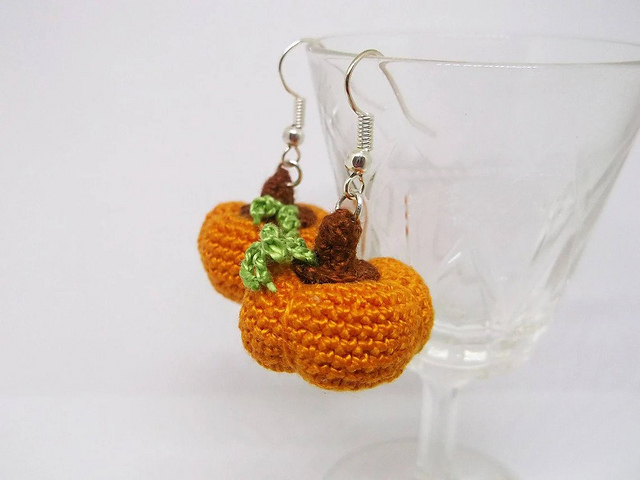 Pumpkin earrings