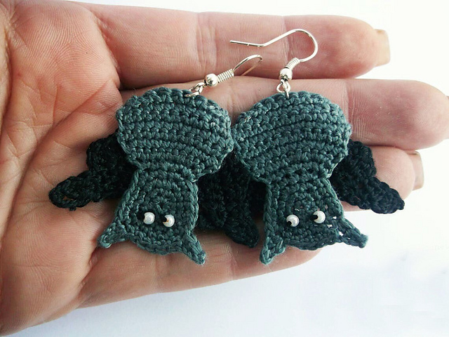 Bat Earrings