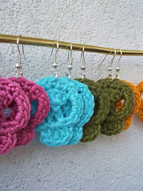 Simple skull earrings