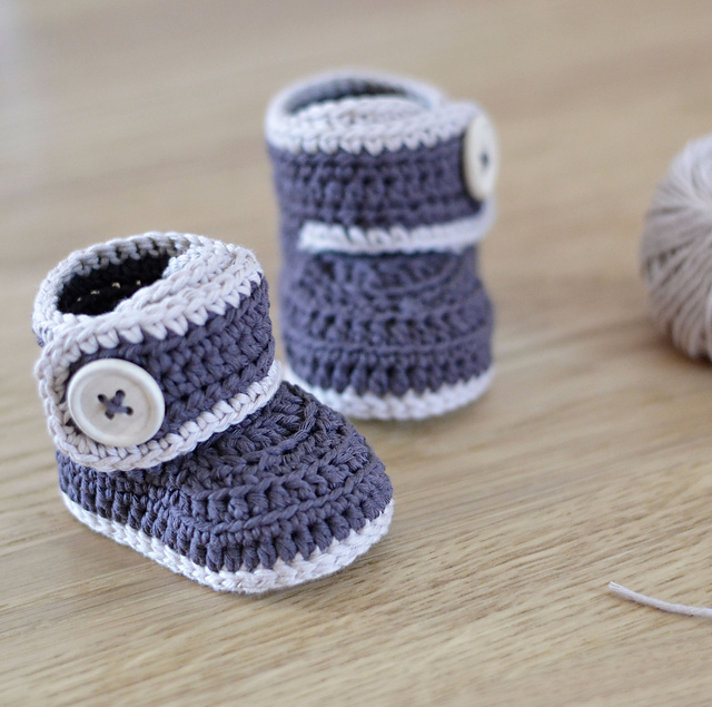 Ravelry Crochet Baby Booties Warm Toes pattern by Croby Patterns