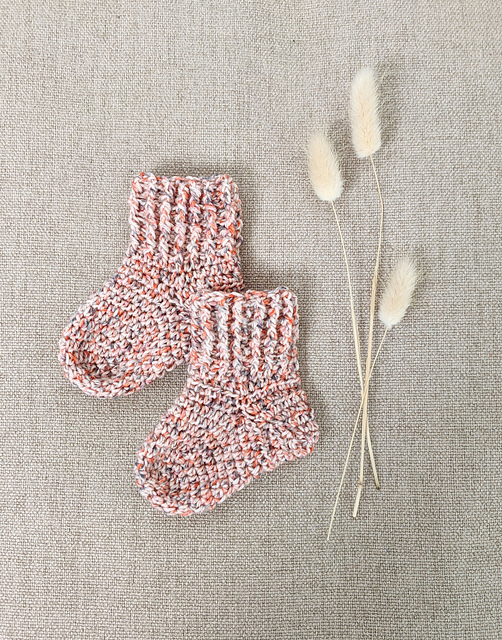 Crochet Baby Socks - Little Bunny