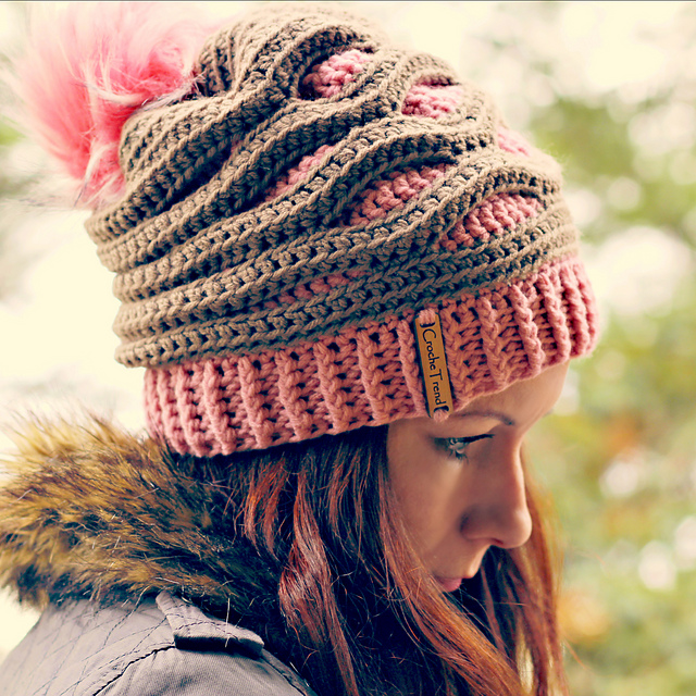 Ravelry: Peekaboo Waves Hat pattern by Viktoria Gogolak