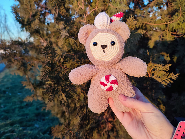 Ravelry: Christmas Peppermint Bear pattern by Anastasia Sakhno