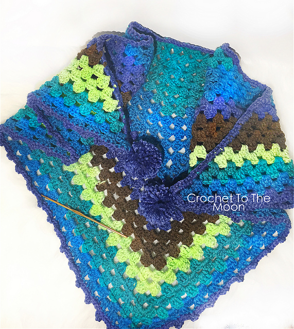 Gelato Blue Shawl