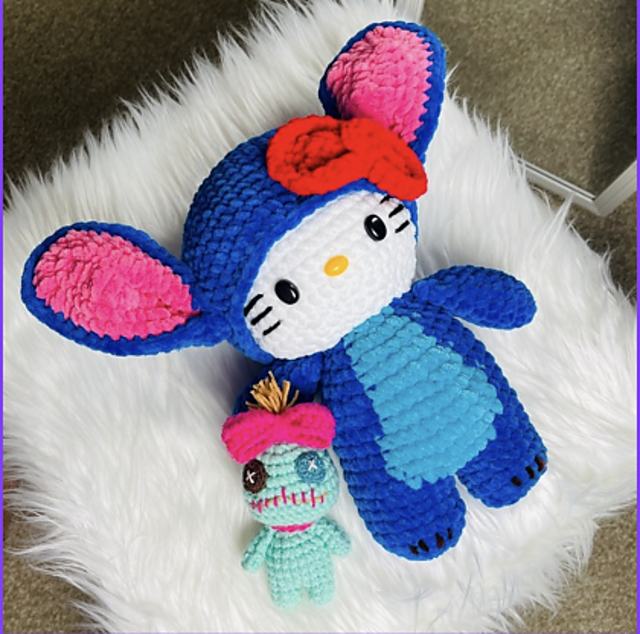 Amigurumi Kitten in Blue