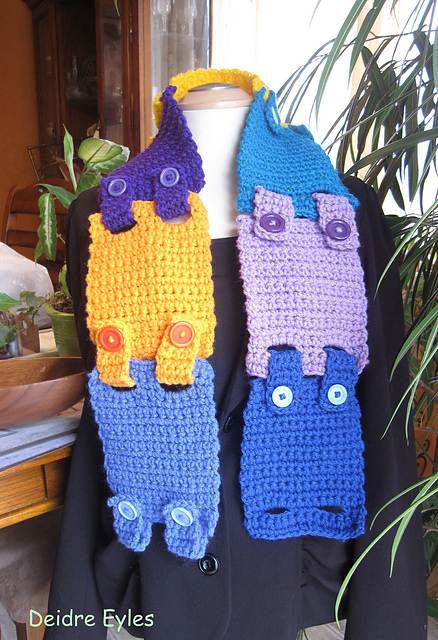 Scrap Busting Morphing Scarf