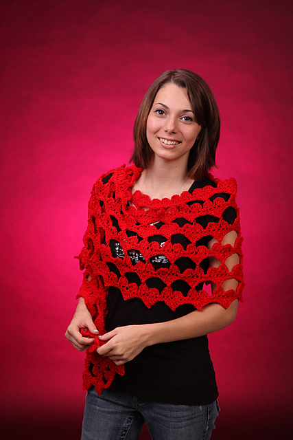Valentine Heart Shawl