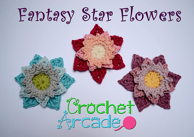 Fantasy Star Flower Crochet