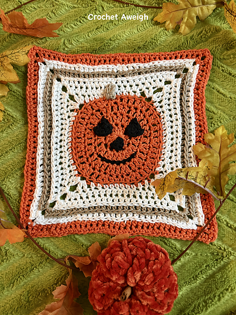 The Grinning Gourd Dishcloth