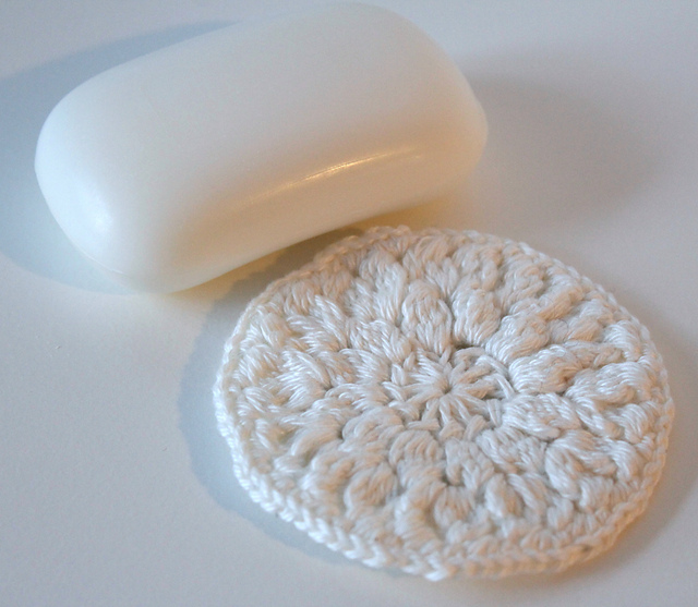 Cluster Stitch Face Scrubbie