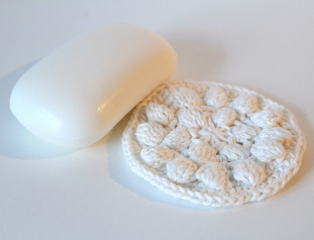 Bobble Stitch Face Scrubbie