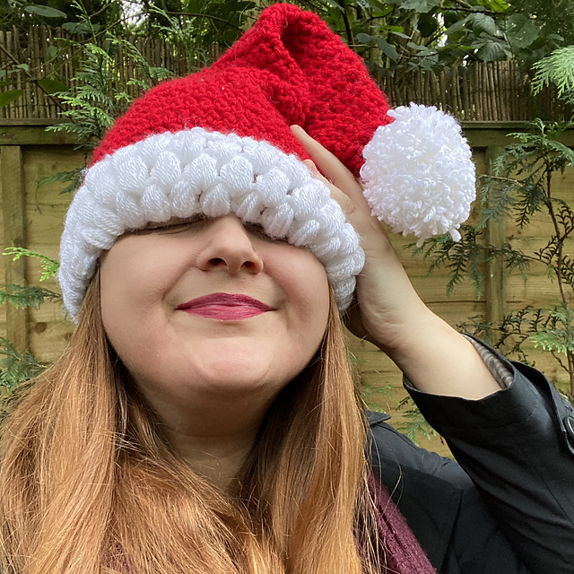 Chunky 'Knit' Santa Hat