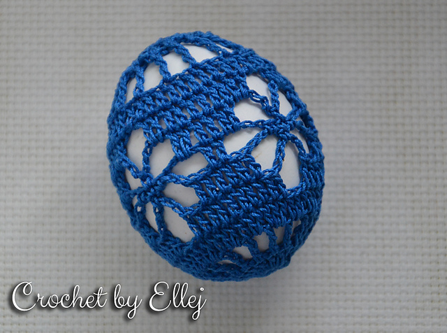Blue Easter Egg Pouch
