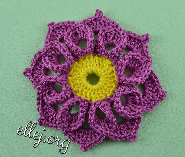 Curly flower