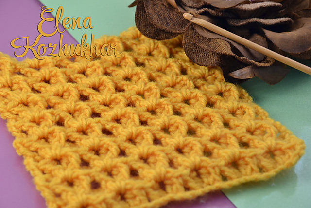Yellow Sea crochet stitch
