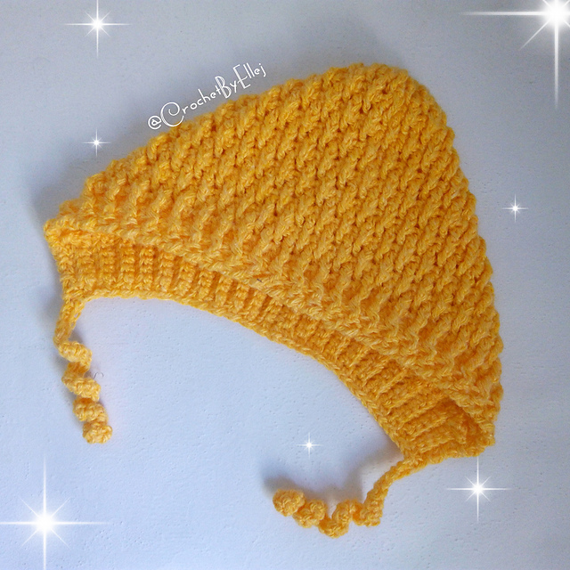 Orange Baby Bonnet