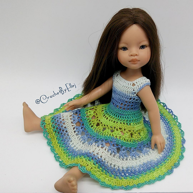 Mojito Dress for Paola Reina Doll