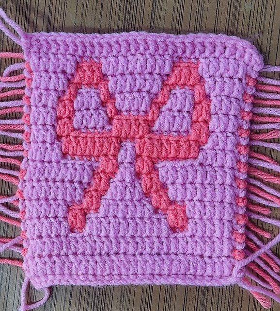 Bow Mosaic Crochet