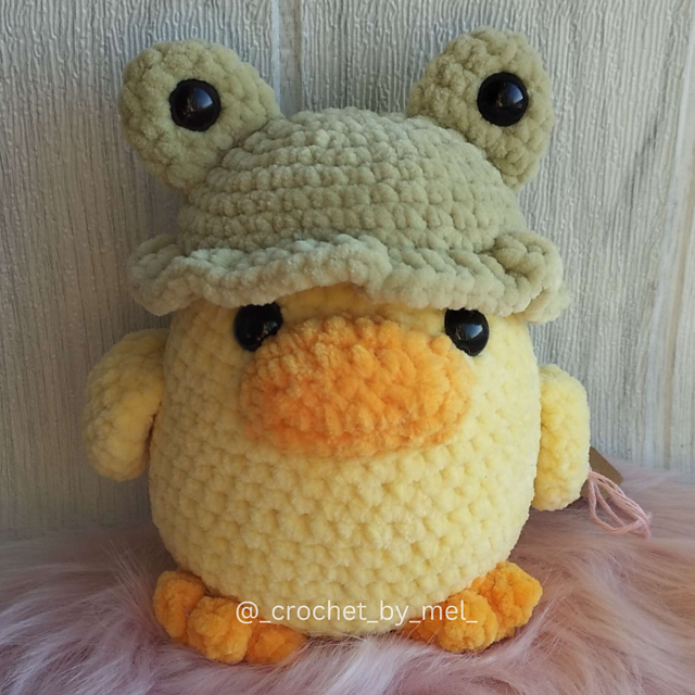 Duck with a Froggy Hat