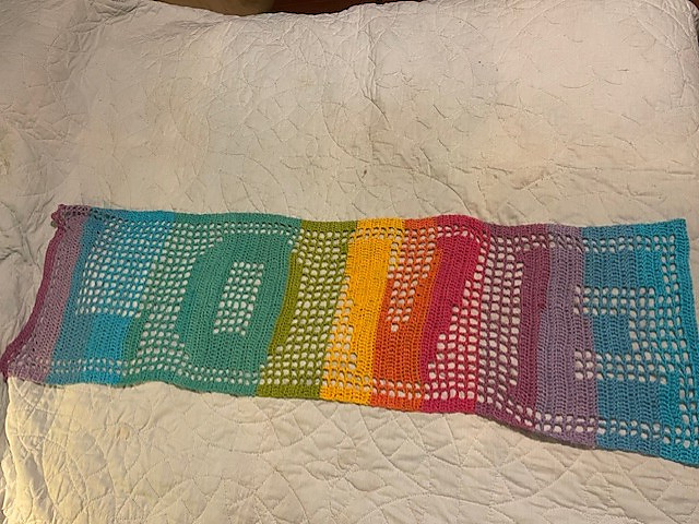 LOVE prayer shawl