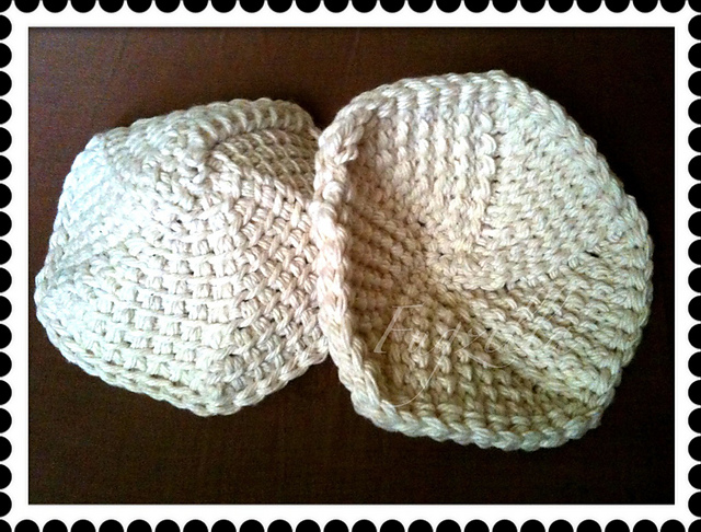 Easy Tunisian Crochet Breastfeeding Nursing Pads