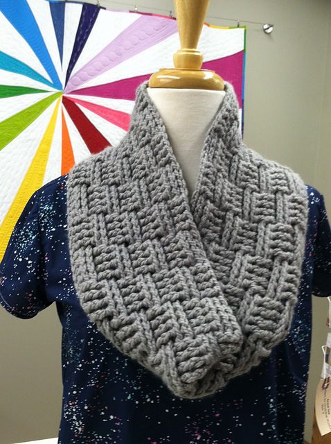 Basketweave Cowl