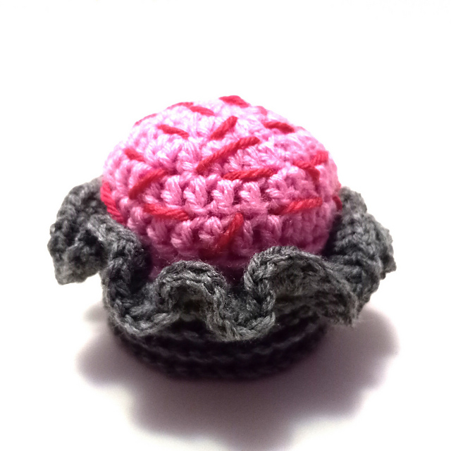 Brain Cupcake Coaster