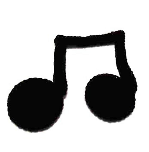 A Music Note Coaster