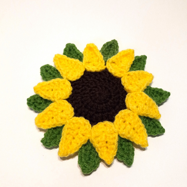 Sunflower Coaster