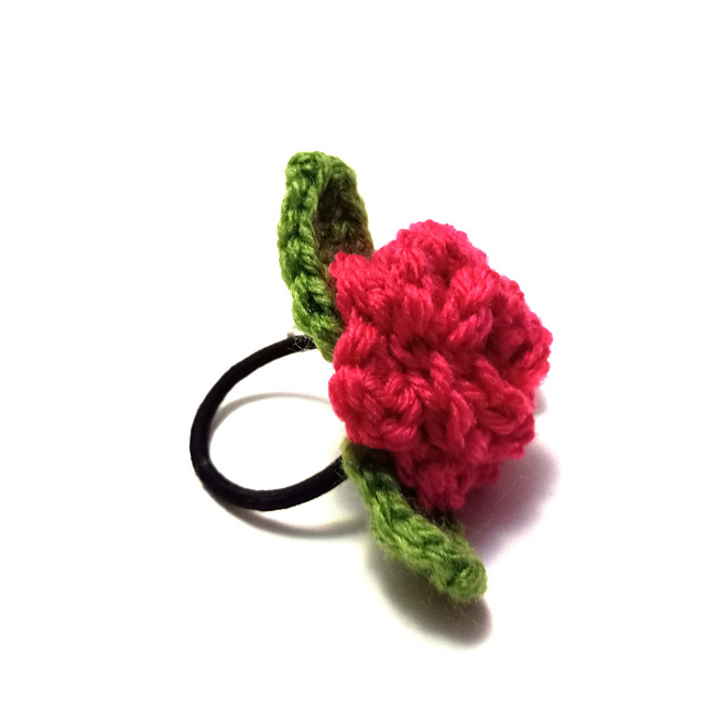 A Flower Hair Tie