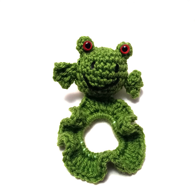 Frog Scrunchie