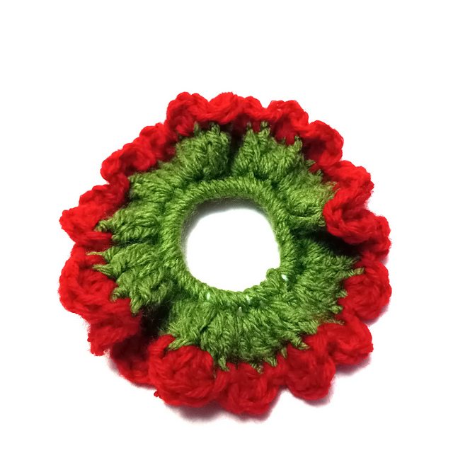 Flower Scrunchie