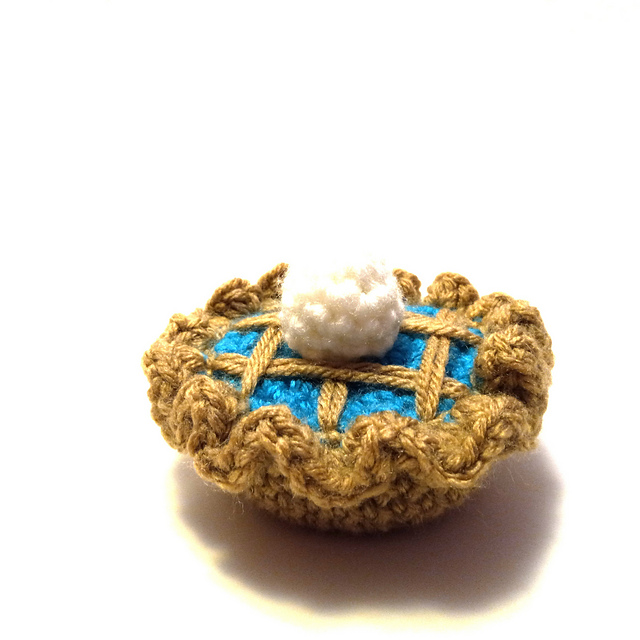 Pie Crochet Pattern Ravelry: Blueberry Pie pattern by Dani West