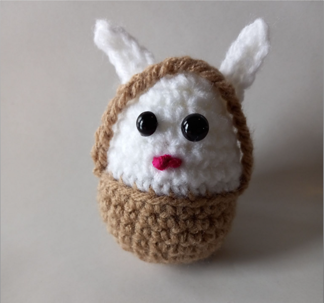 Easter Egg Bunny in Basket