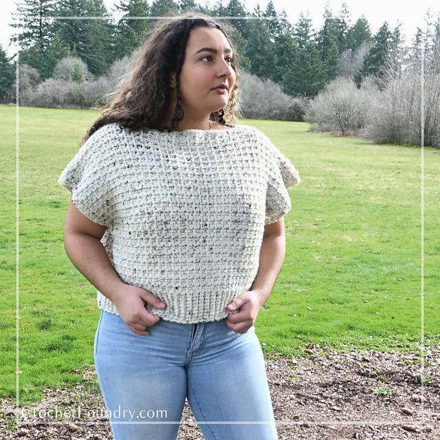 Textured Crop Top