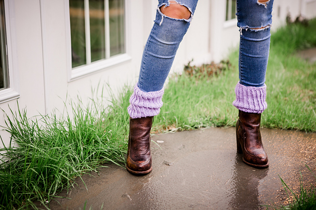 Ridged Leg Warmers