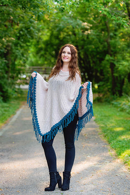 Sand Dunes Poncho