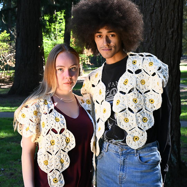 Hexagon Flower Shawl