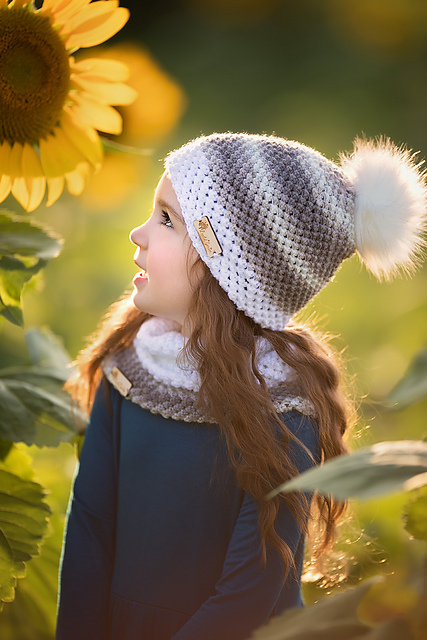 Pebbles Hat And Cowl Set