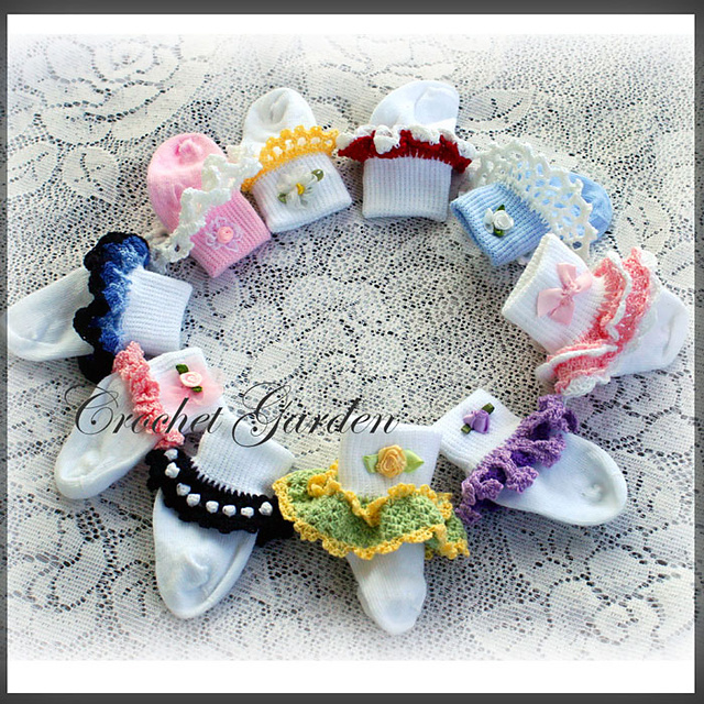 Dainty Lacy Sock Trims