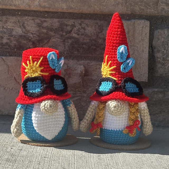 Summer Gnome (crocheted beard)