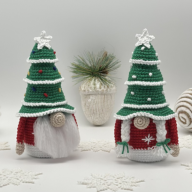 Christmas Tree Hat Gnome
