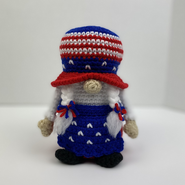 Patriotic American Women Gnome