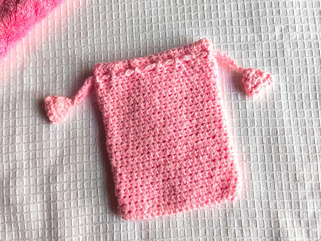 Pink blossom gift bag