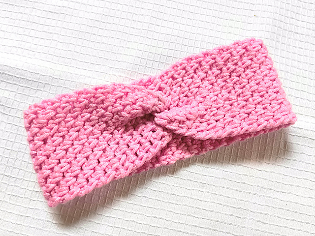 Winter blush ear warmer