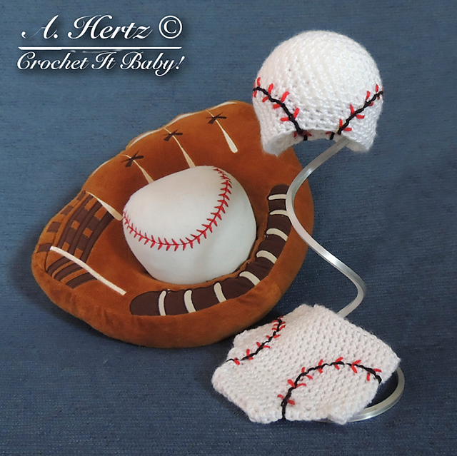 Baseball Hat and Diaper Cover Set