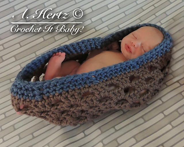 Crochet Super Chunky Baby Bowl Photo Prop
