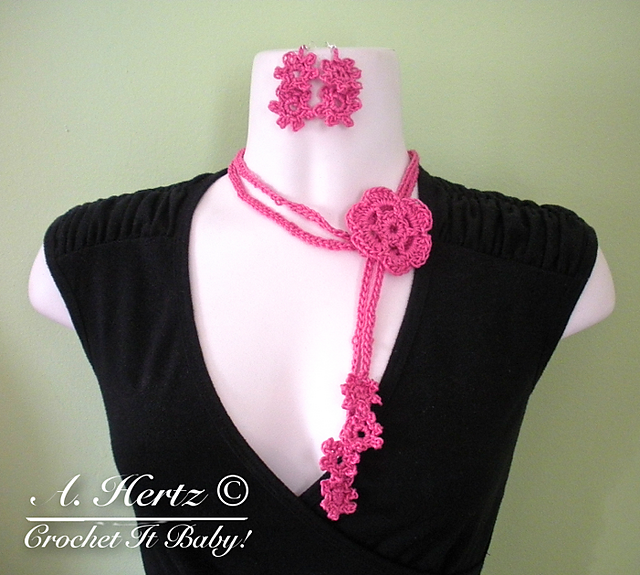 Daisy Chain Necklace and Earring Set